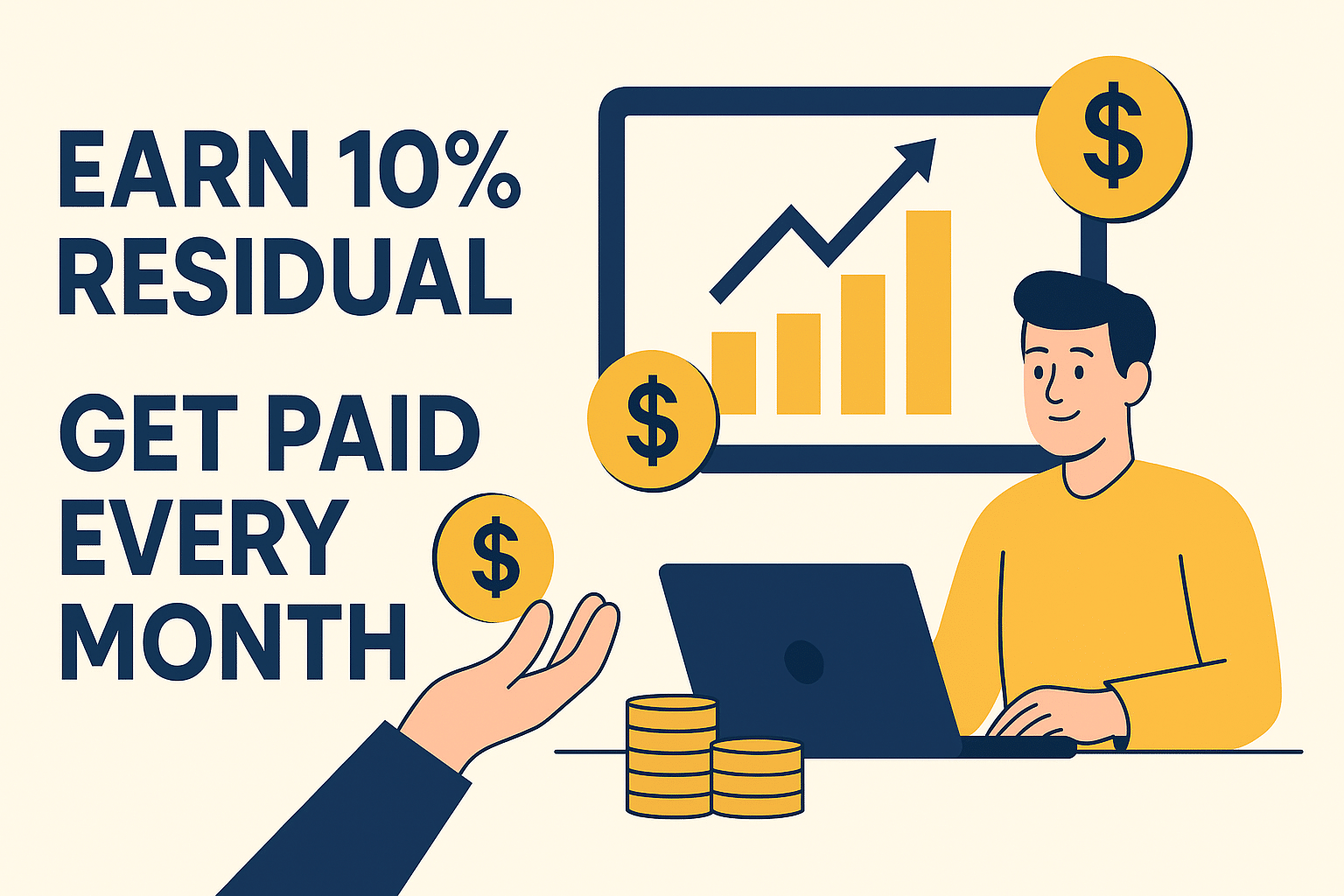 Affiliate Sales Program - Earn Monthly Residuals