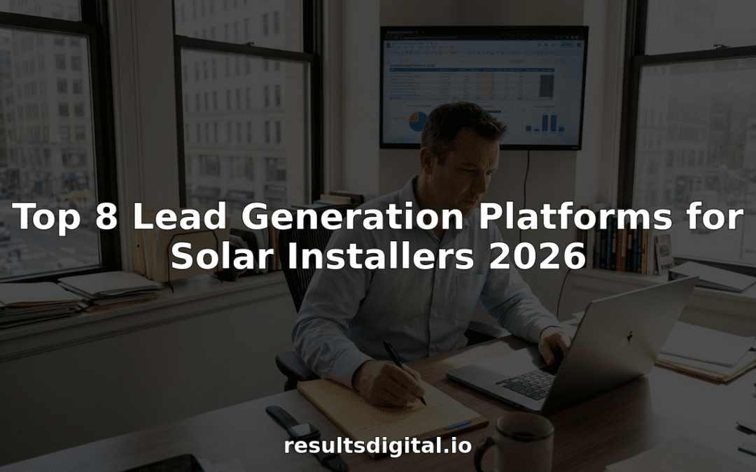 Top 8 Lead Generation Platforms for Solar Installers 2026