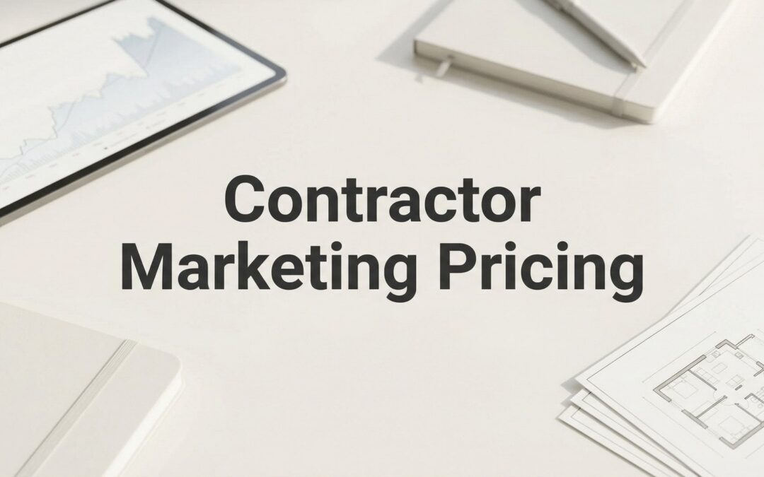7 Smart Strategies to Navigate Contractor Marketing Pricing in 2026